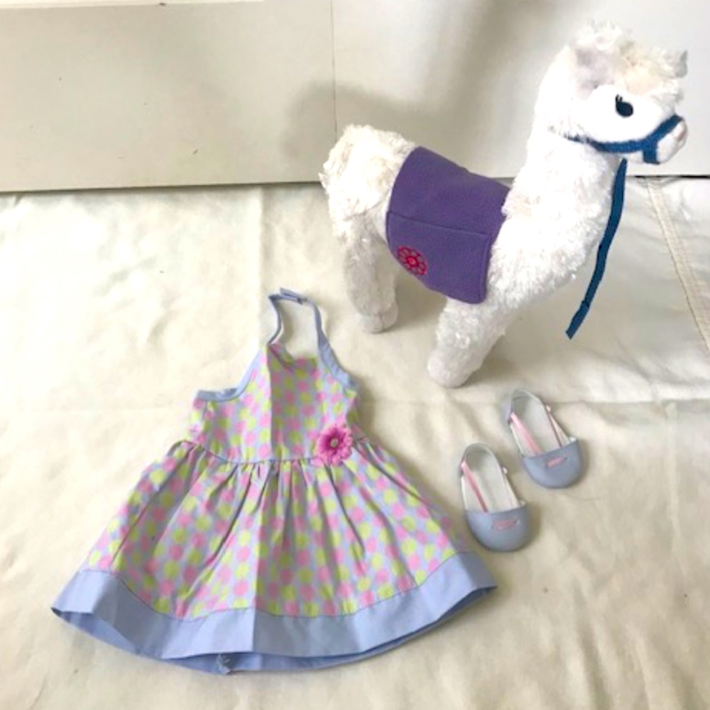 American Girl Chrissa’s Llama and Dress